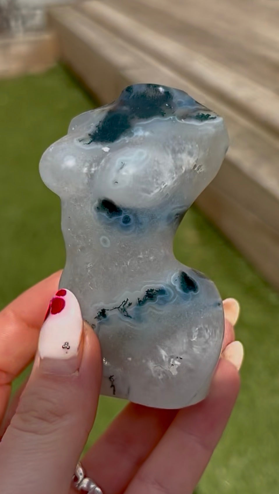 moss agate, curvy, ladies body