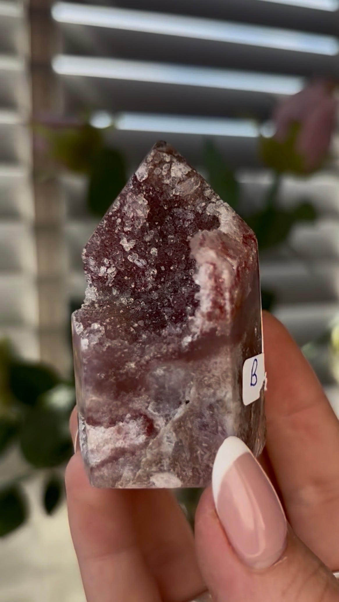 Cute, Pink amethyst tower