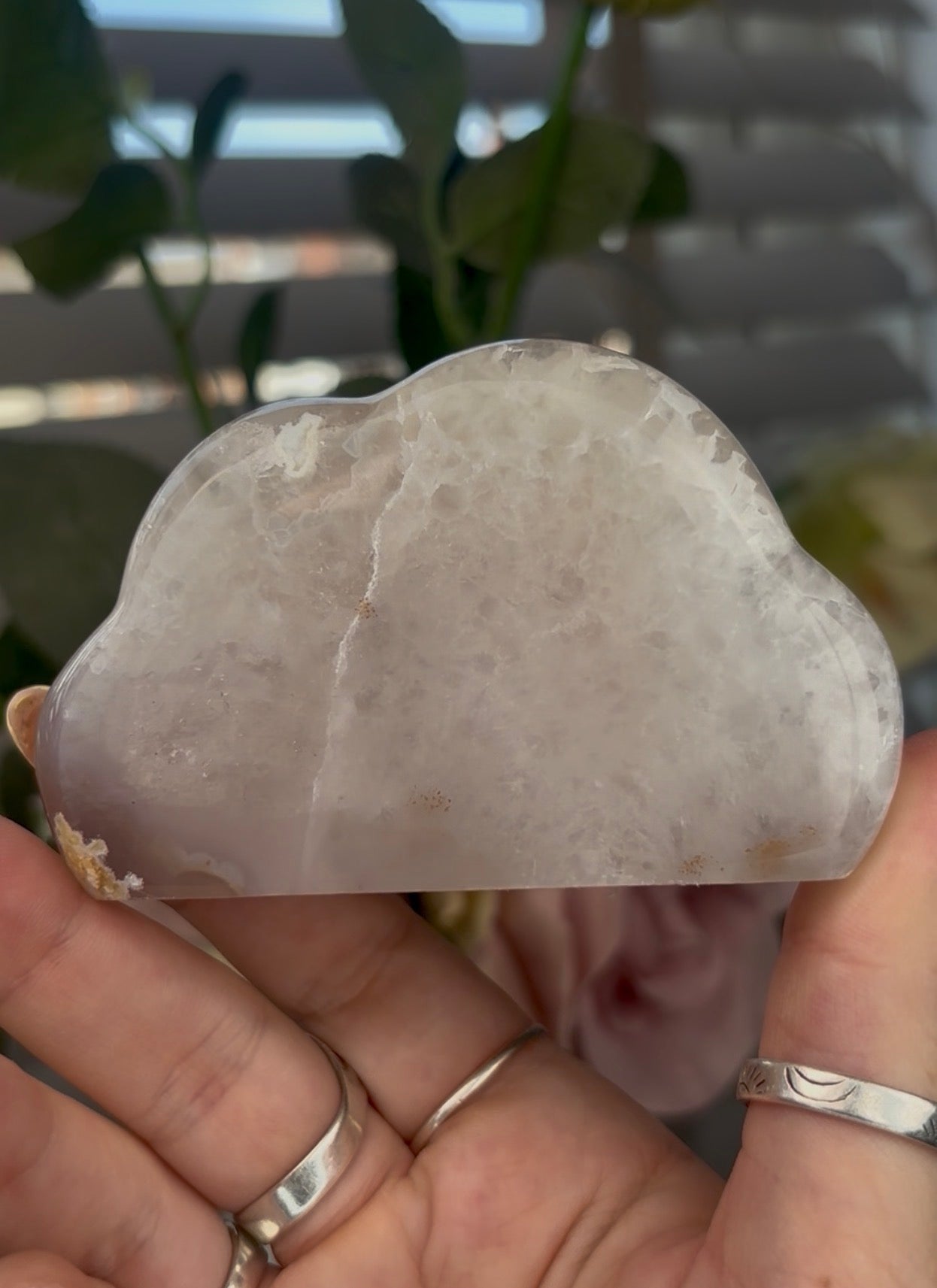 Beautiful druzy agate cloud