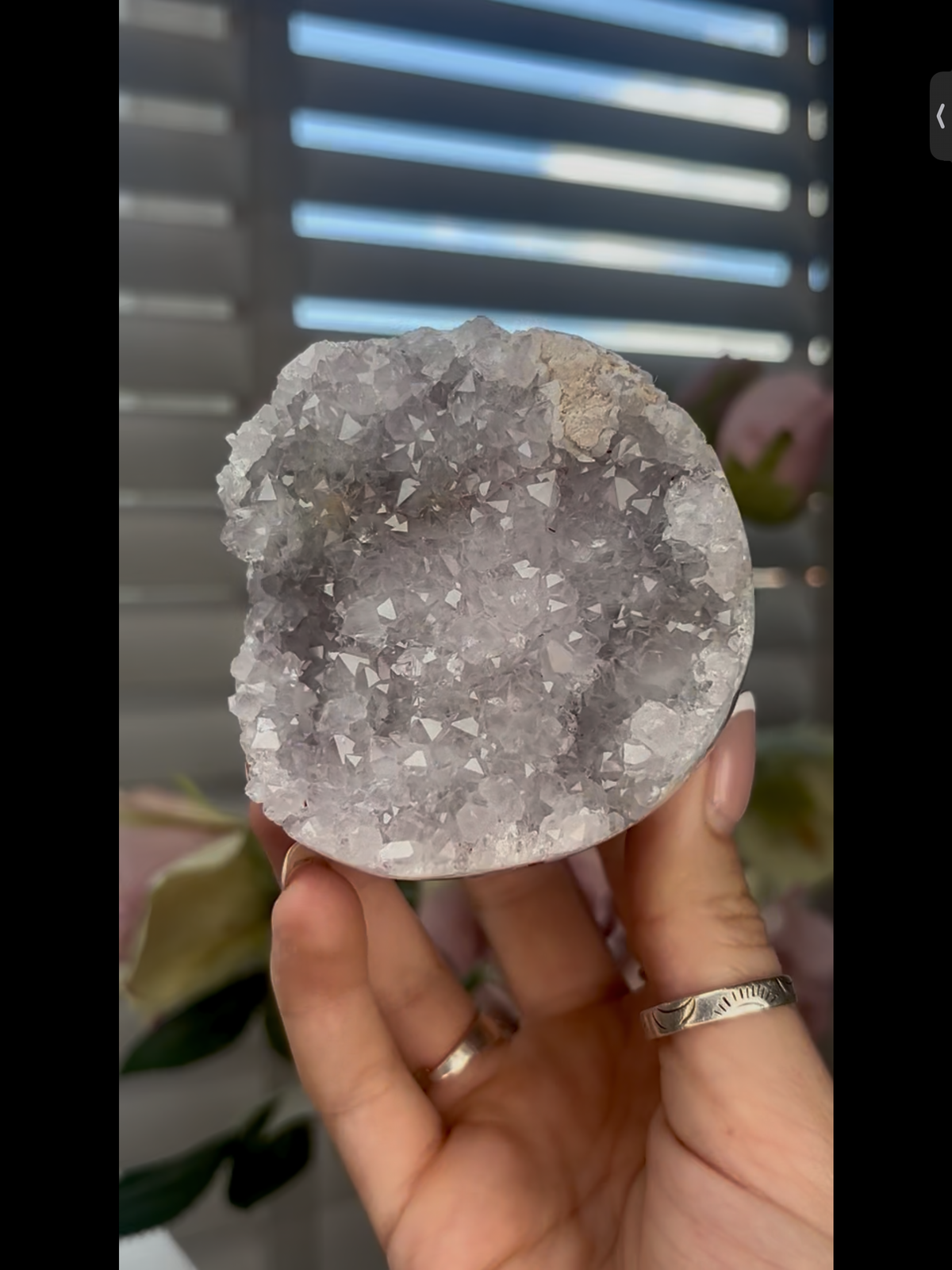 High grade, beautiful, Amethyst agate Freeform/mushroom 405g