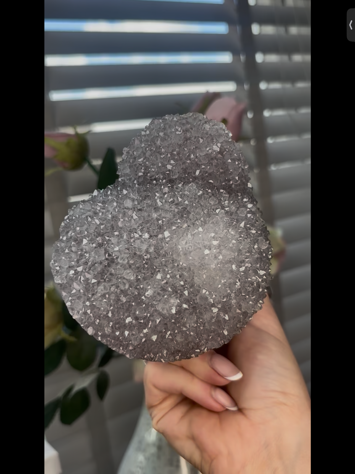 High grade, beautiful, Amethyst agate Freeform/mushroom  1.080kg