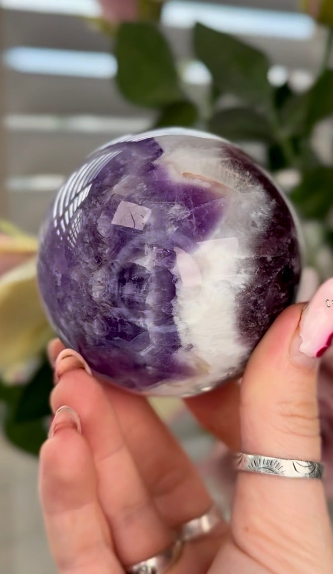 High quality, Dream amethyst sphere