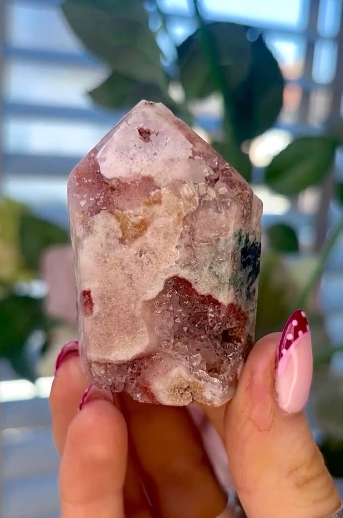 Mini Pink amethyst tower