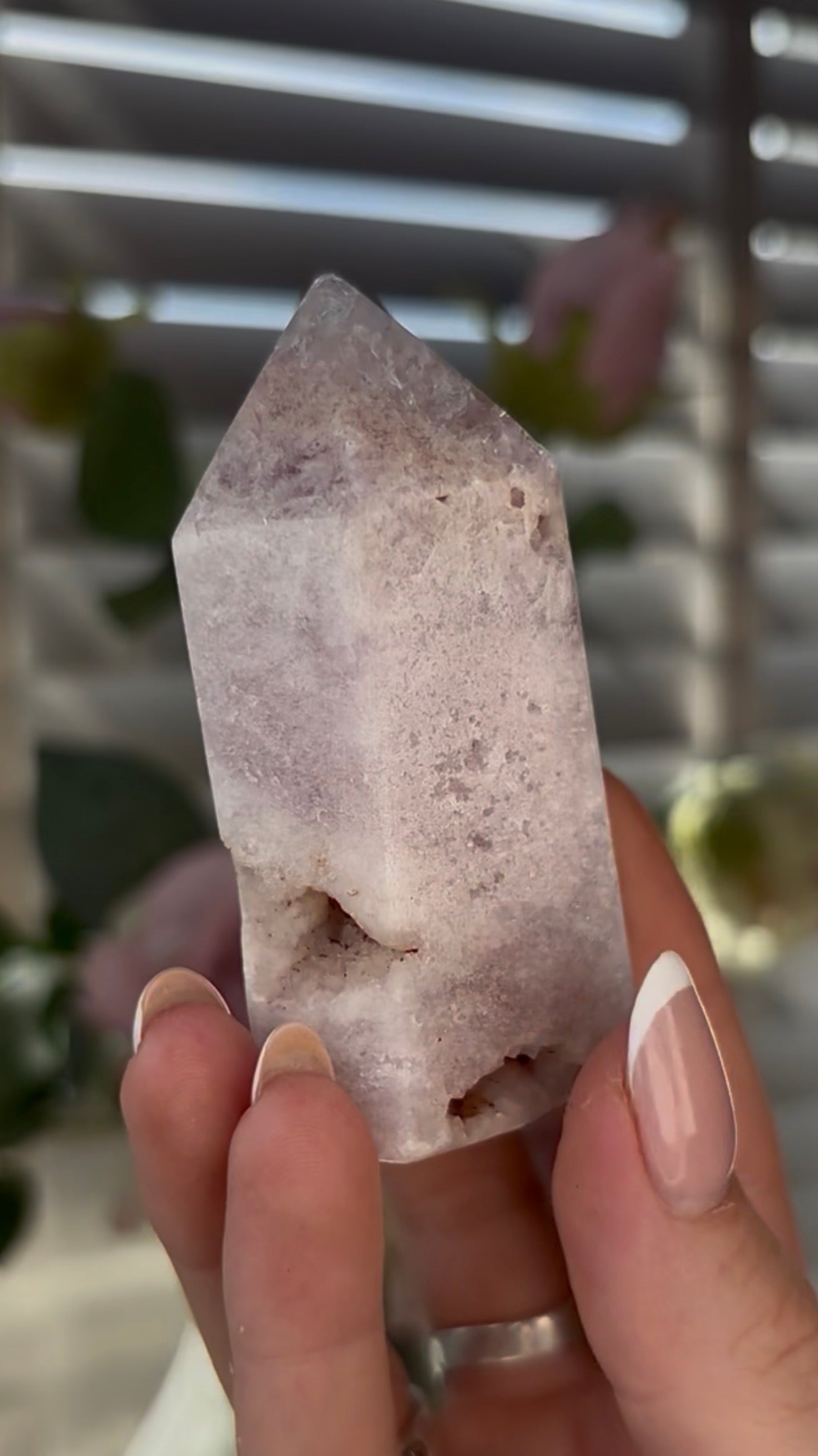 Cute, Pink amethyst tower 7.6cm(h) 4cm (w)