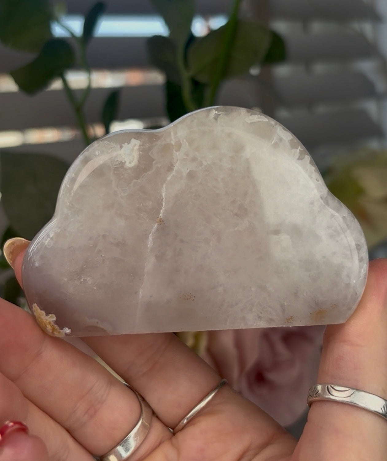 Beautiful druzy agate cloud