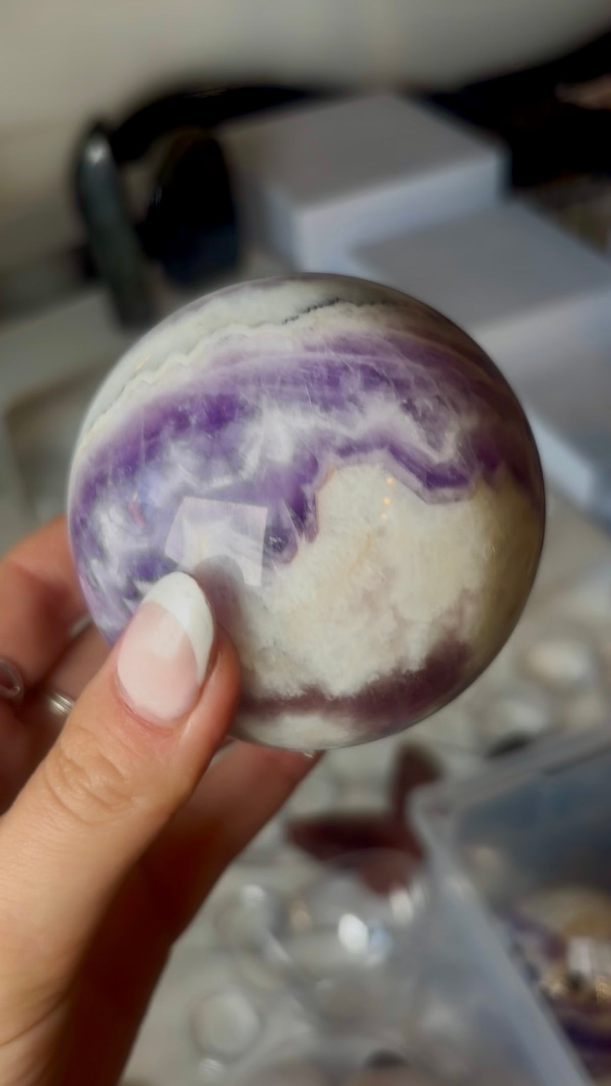 High quality, Dream amethyst sphere