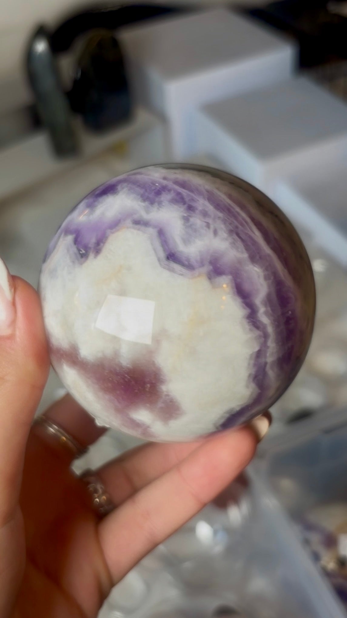 High quality, Dream amethyst sphere