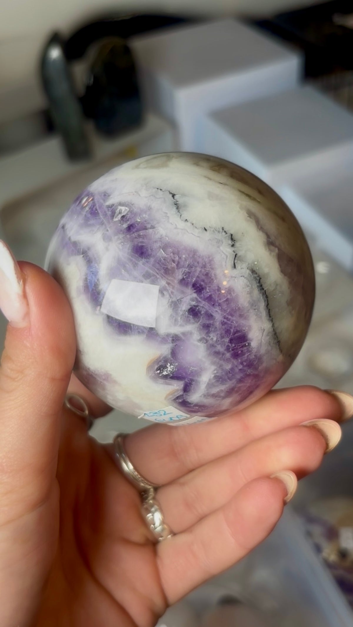 High quality, Dream amethyst sphere