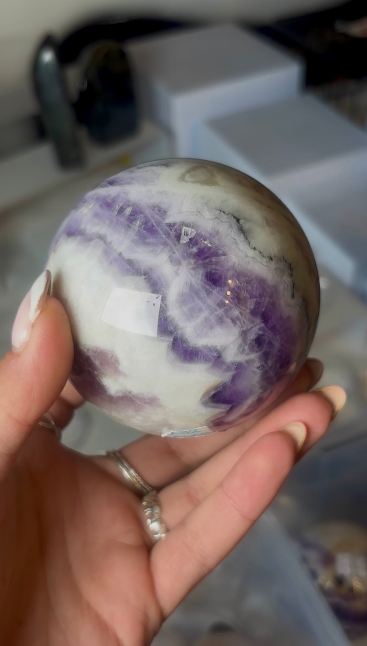 High quality, Dream amethyst sphere