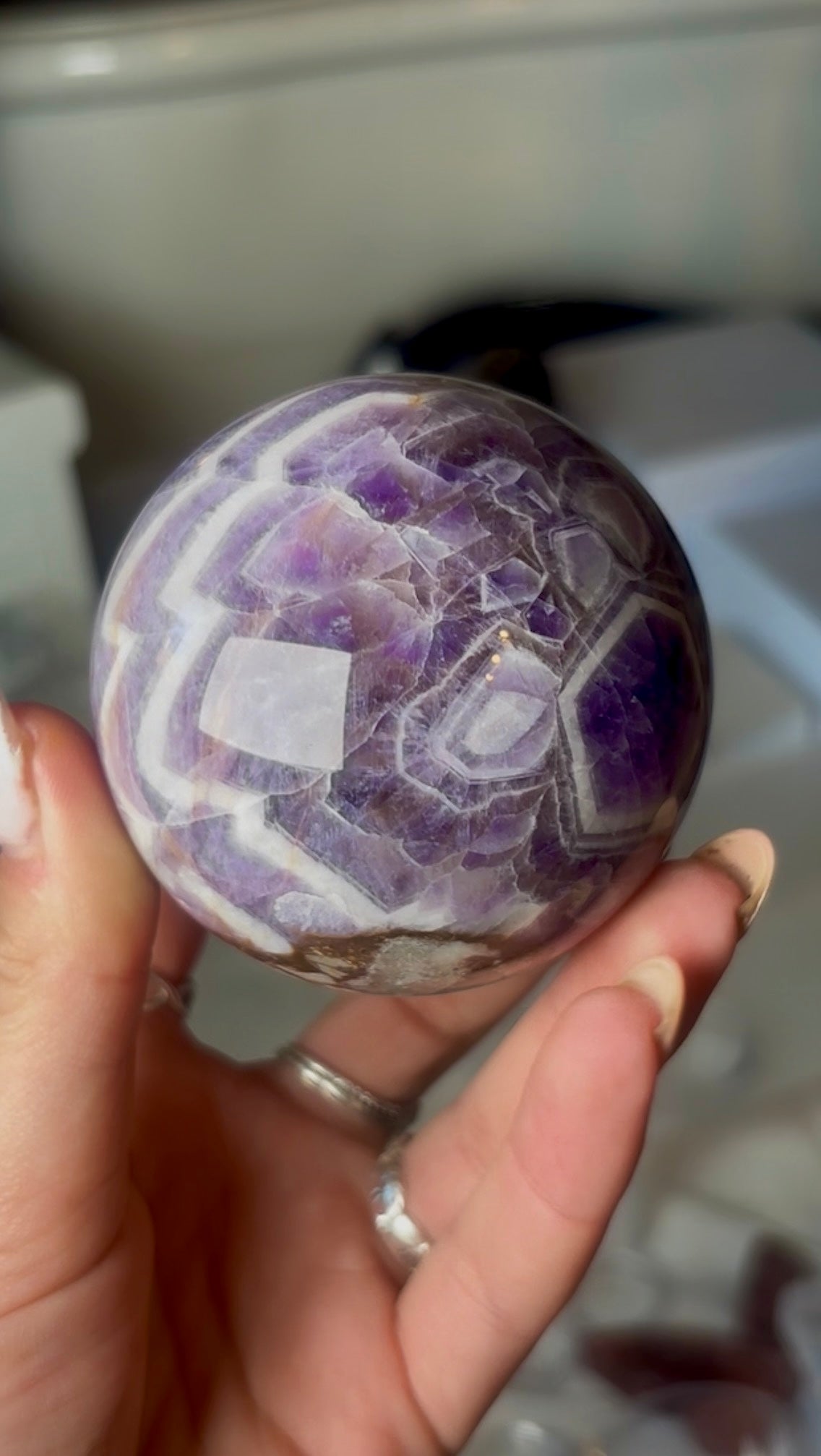High quality, Dream amethyst sphere