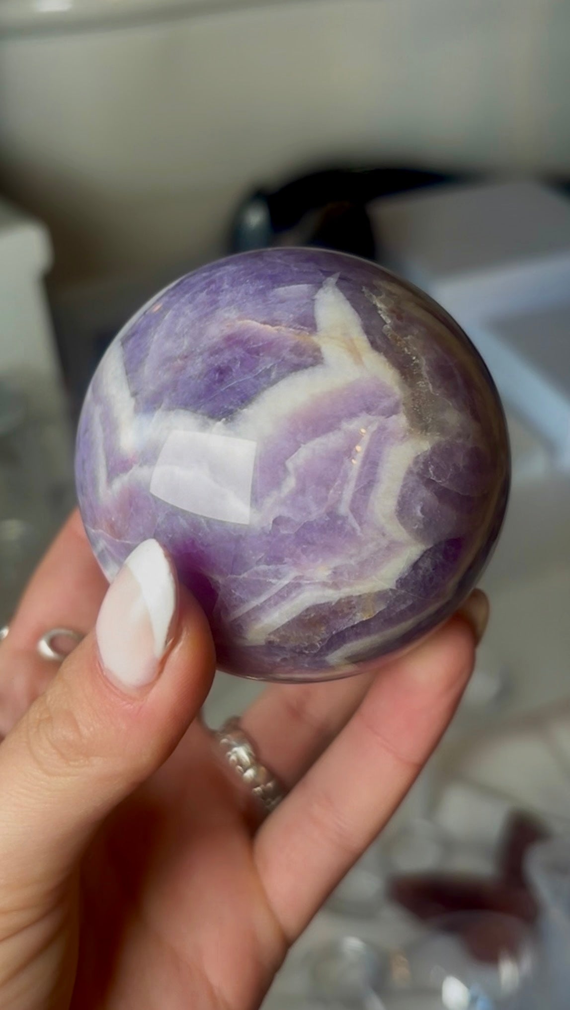 High quality, Dream amethyst sphere