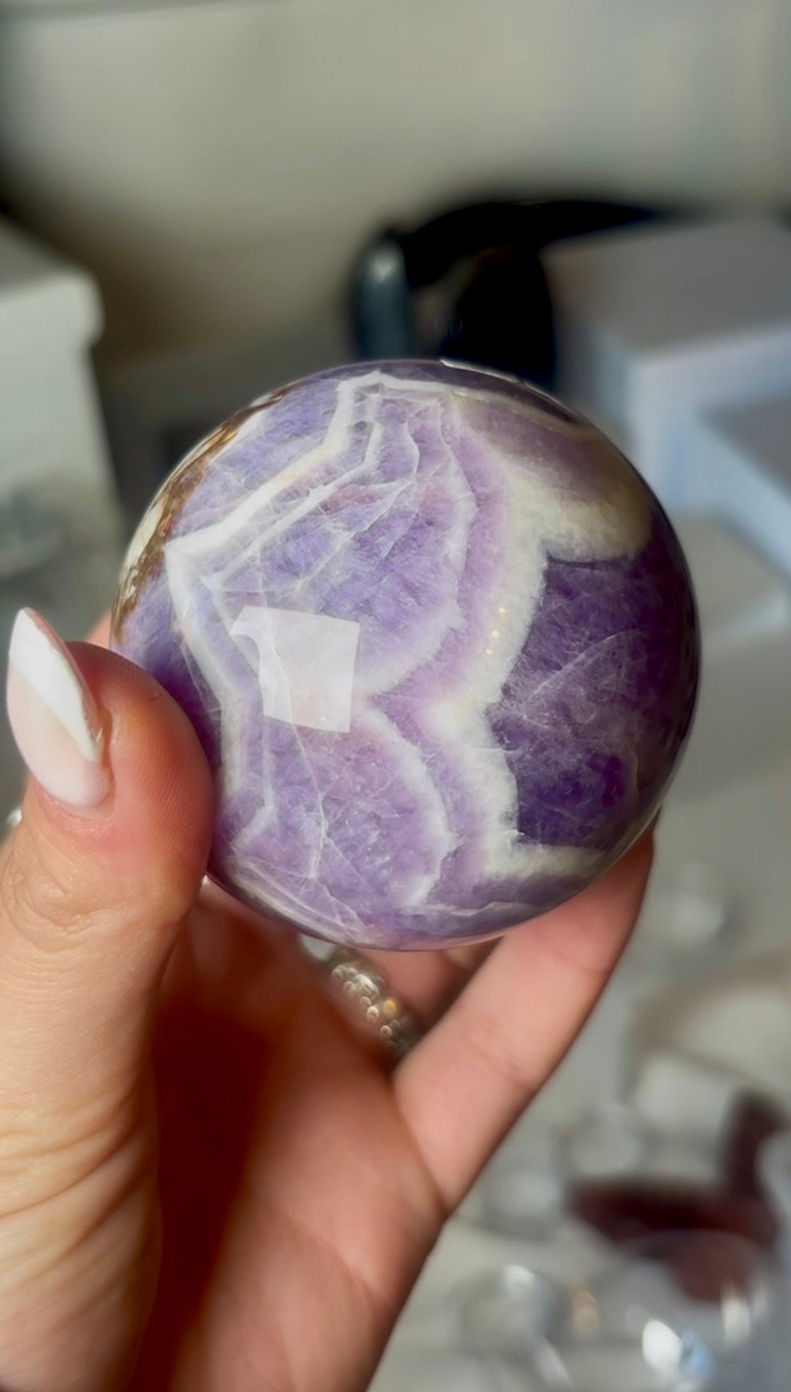 High quality, Dream amethyst sphere