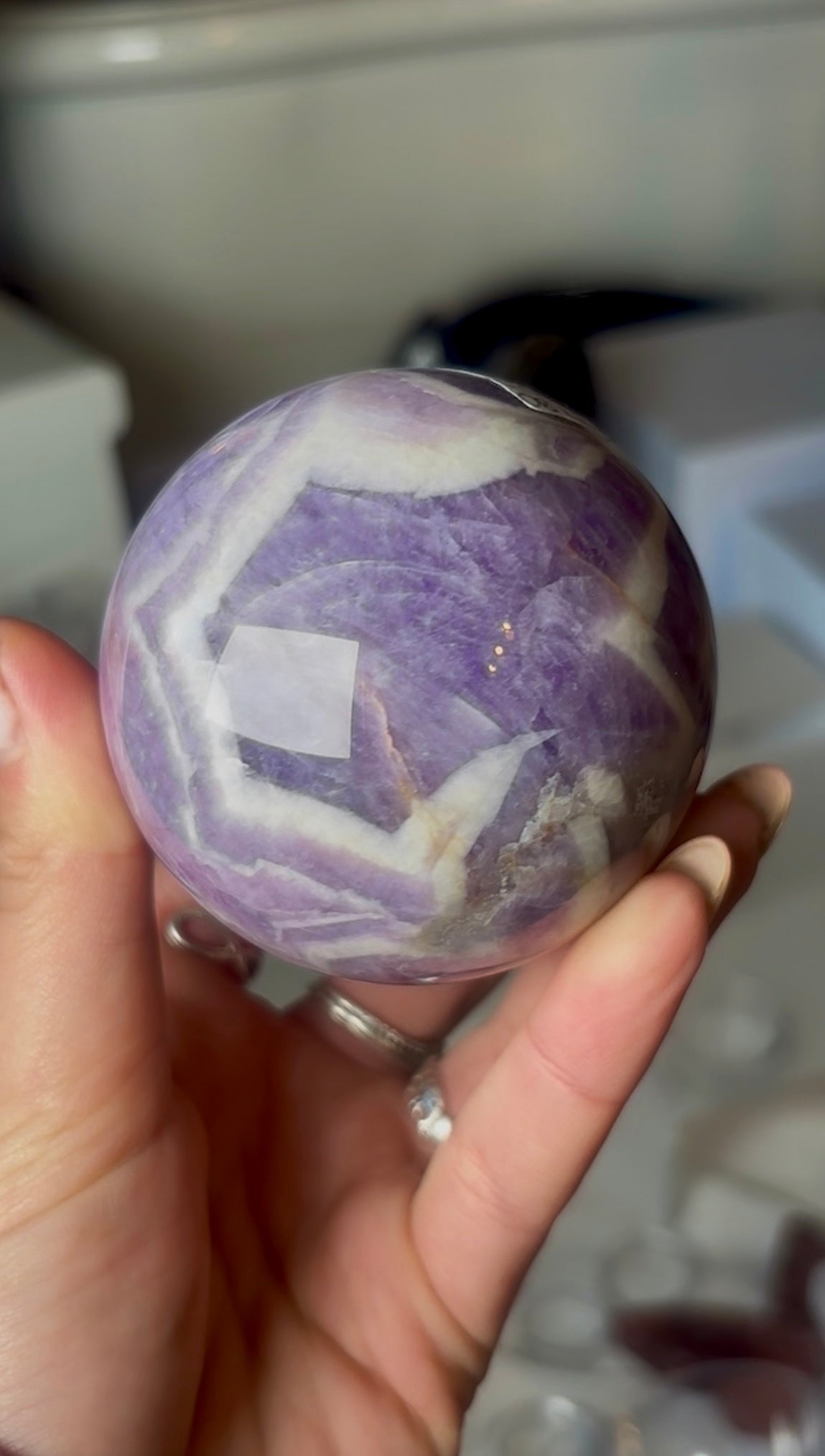High quality, Dream amethyst sphere