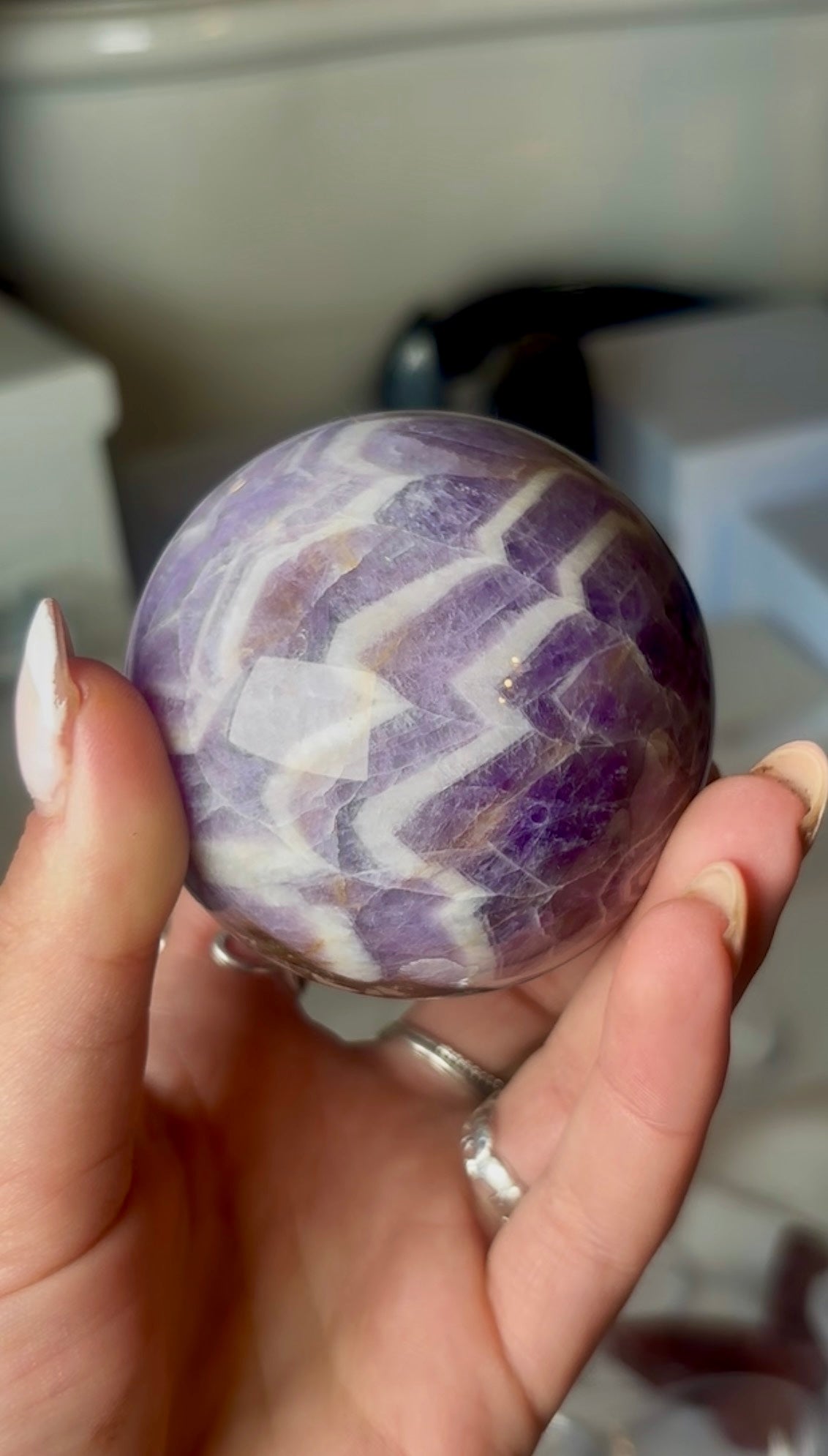 High quality, Dream amethyst sphere