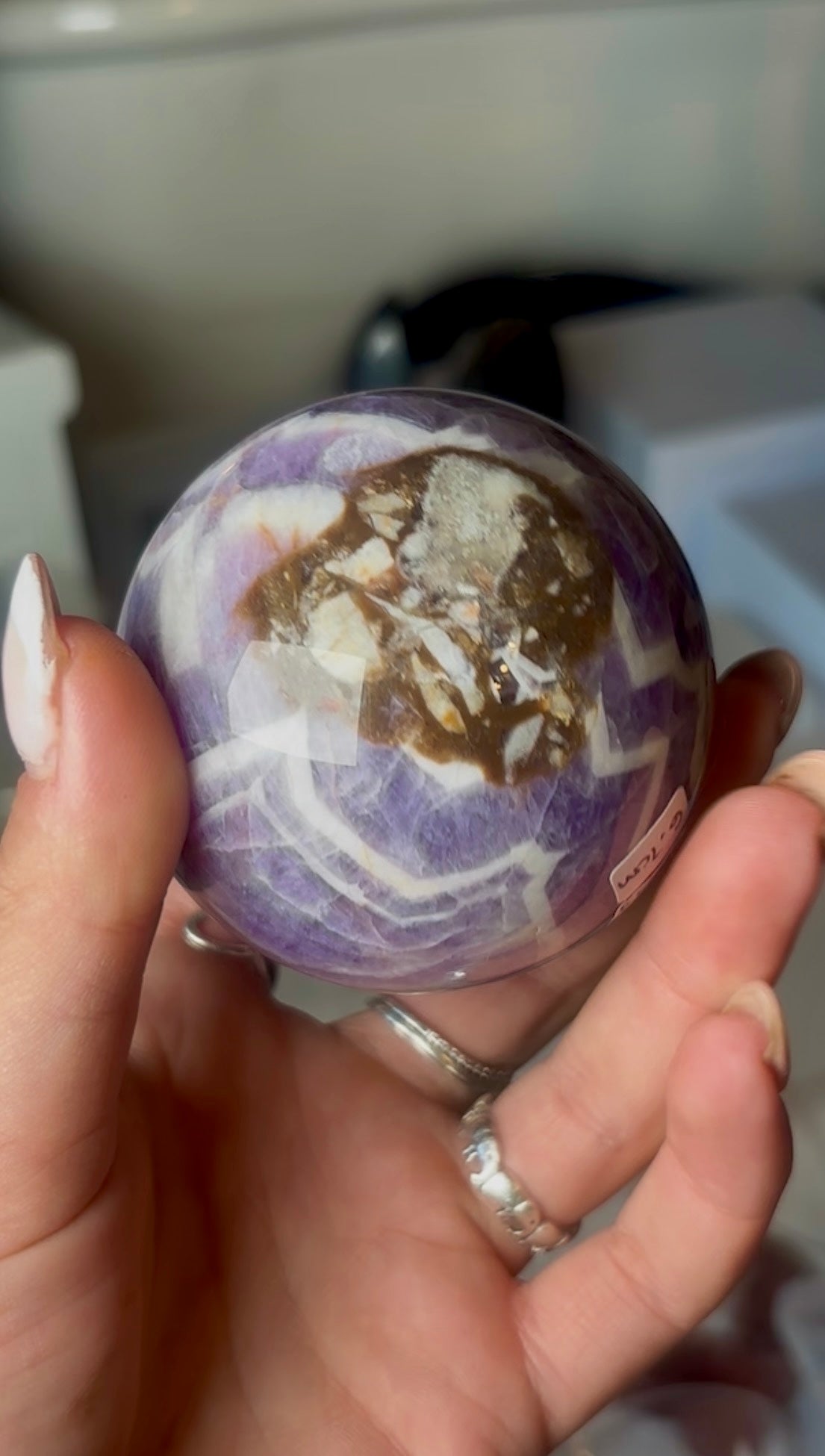 High quality, Dream amethyst sphere