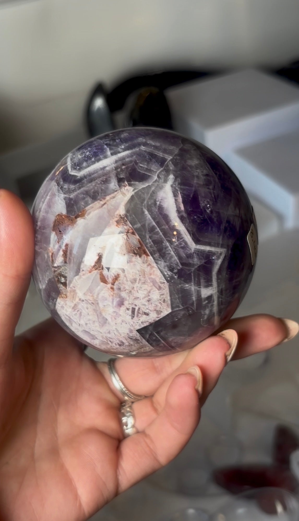 High quality, Dream amethyst sphere