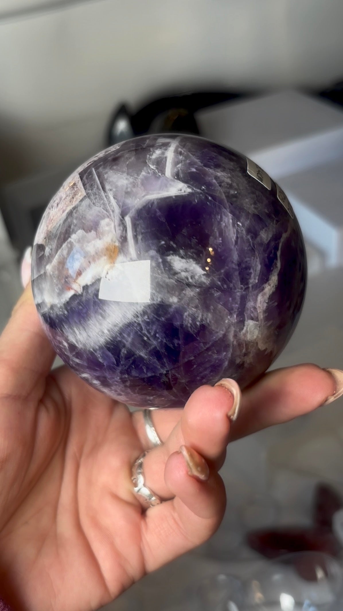 High quality, Dream amethyst sphere