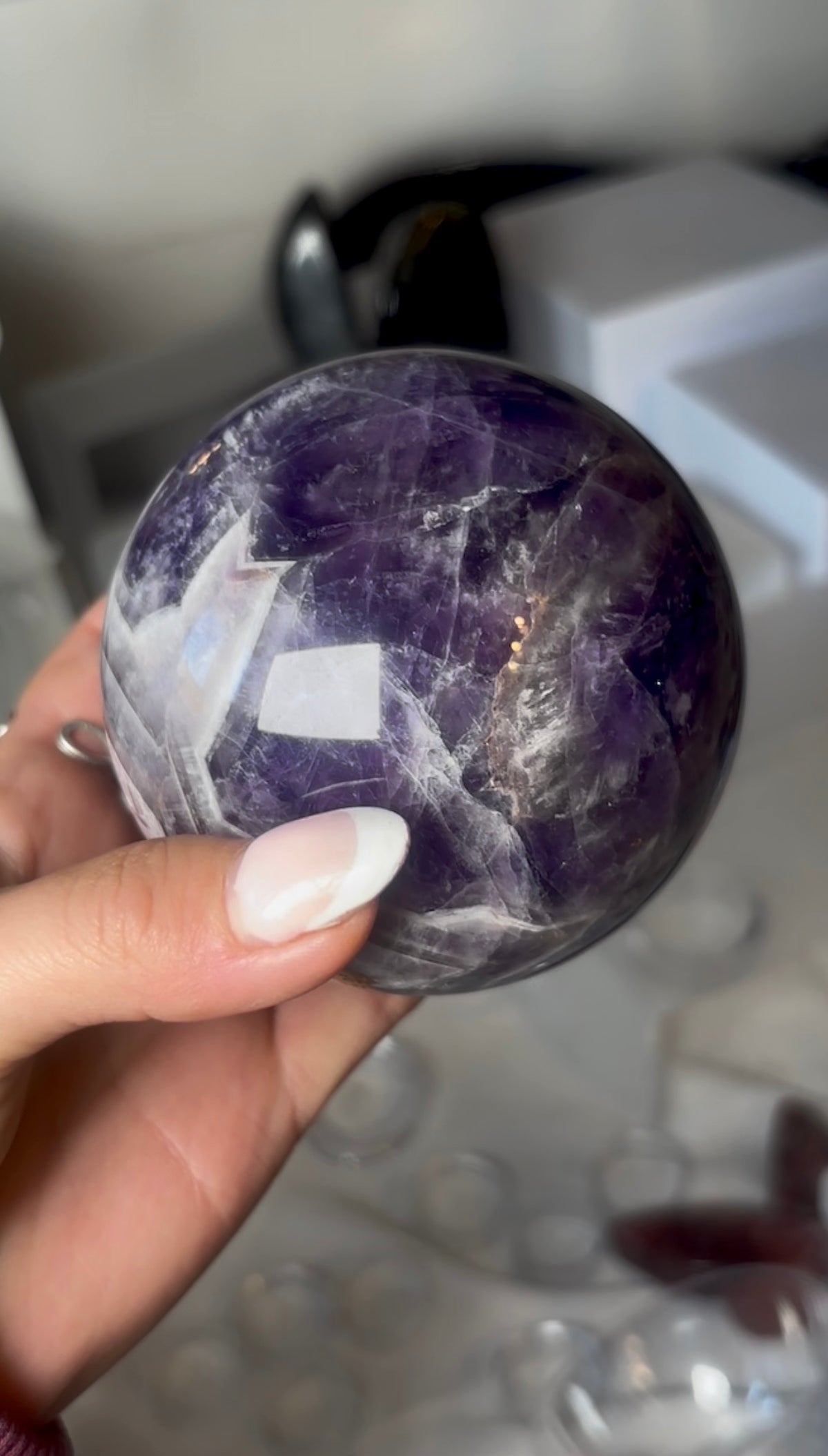 High quality, Dream amethyst sphere