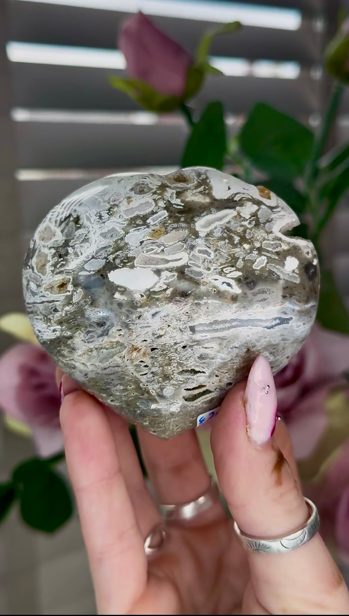 Ocean jasper heart