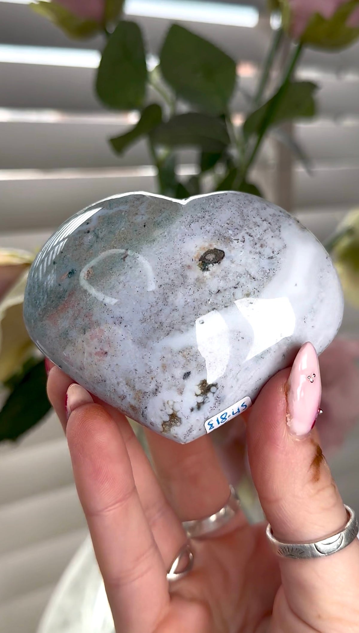 Ocean jasper heart