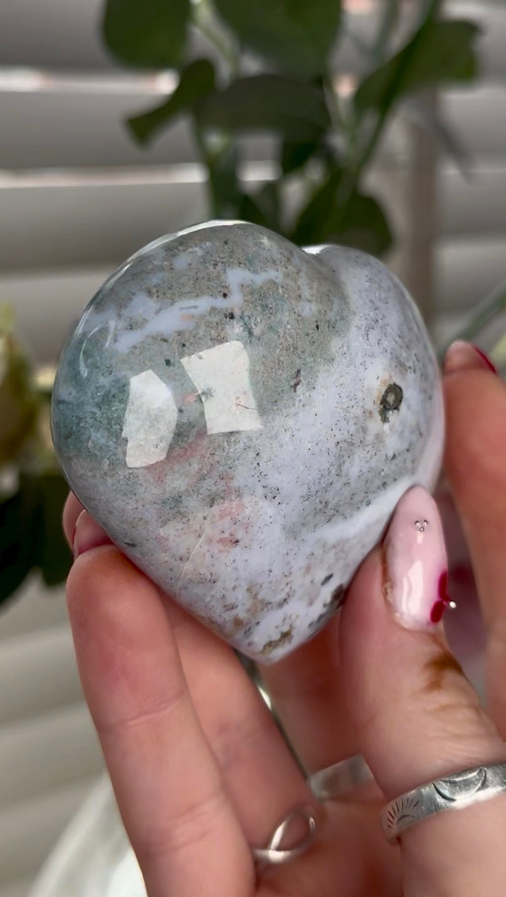 Ocean jasper heart