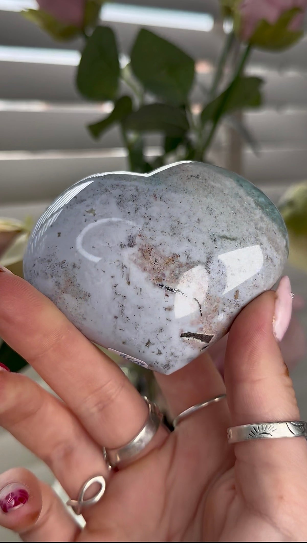 Ocean jasper heart