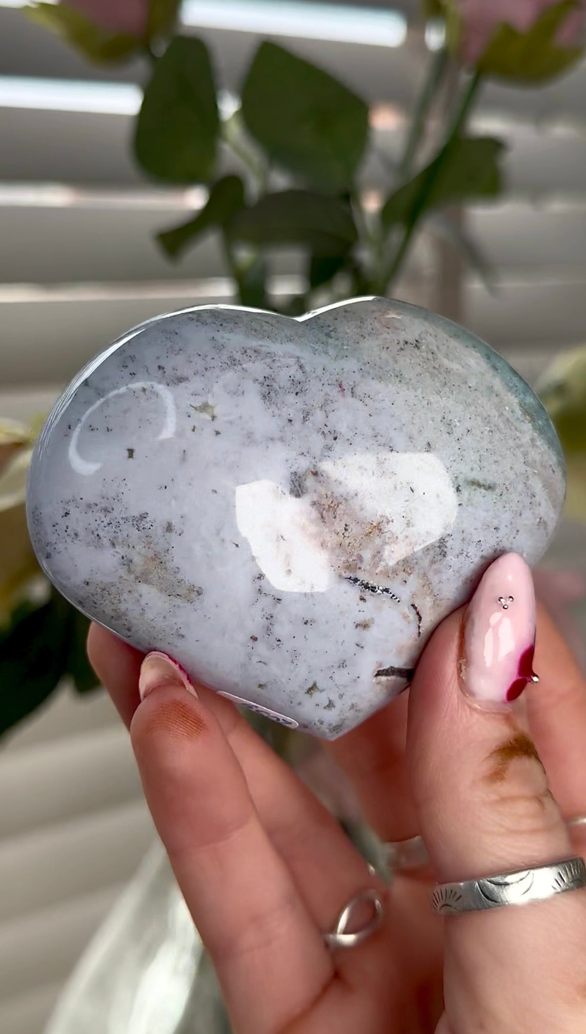 Ocean jasper heart