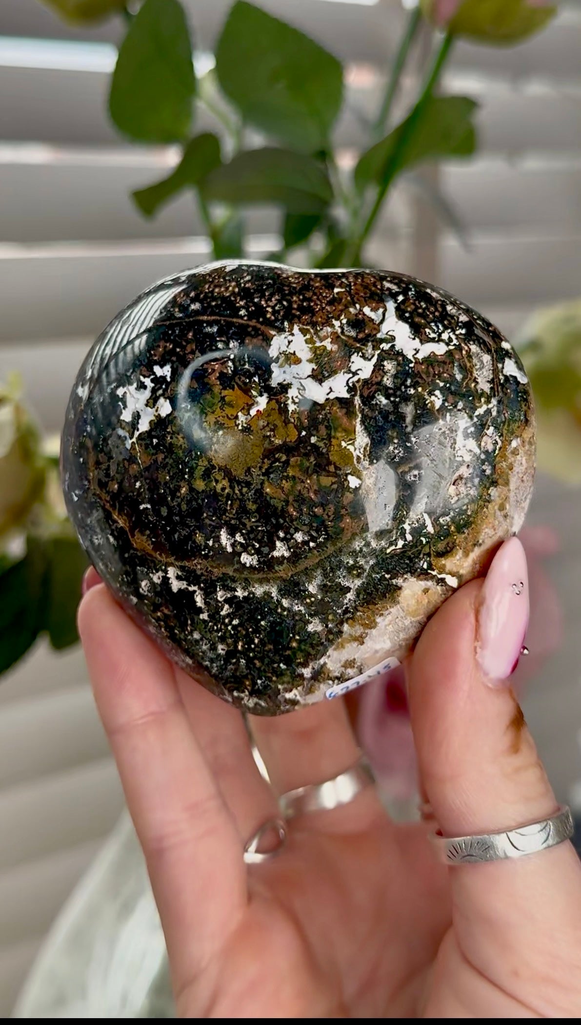 Ocean jasper heart