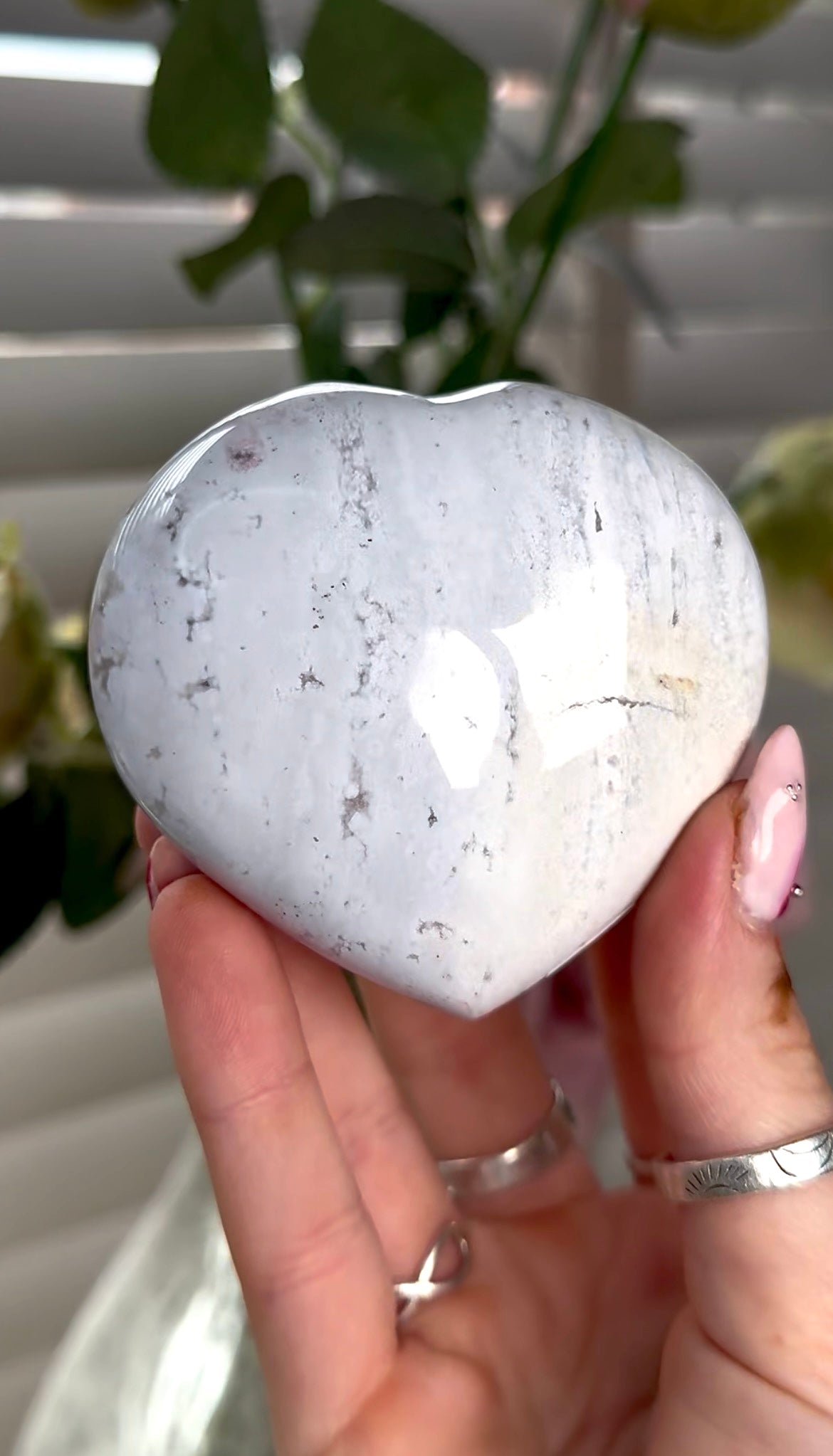 Ocean jasper heart