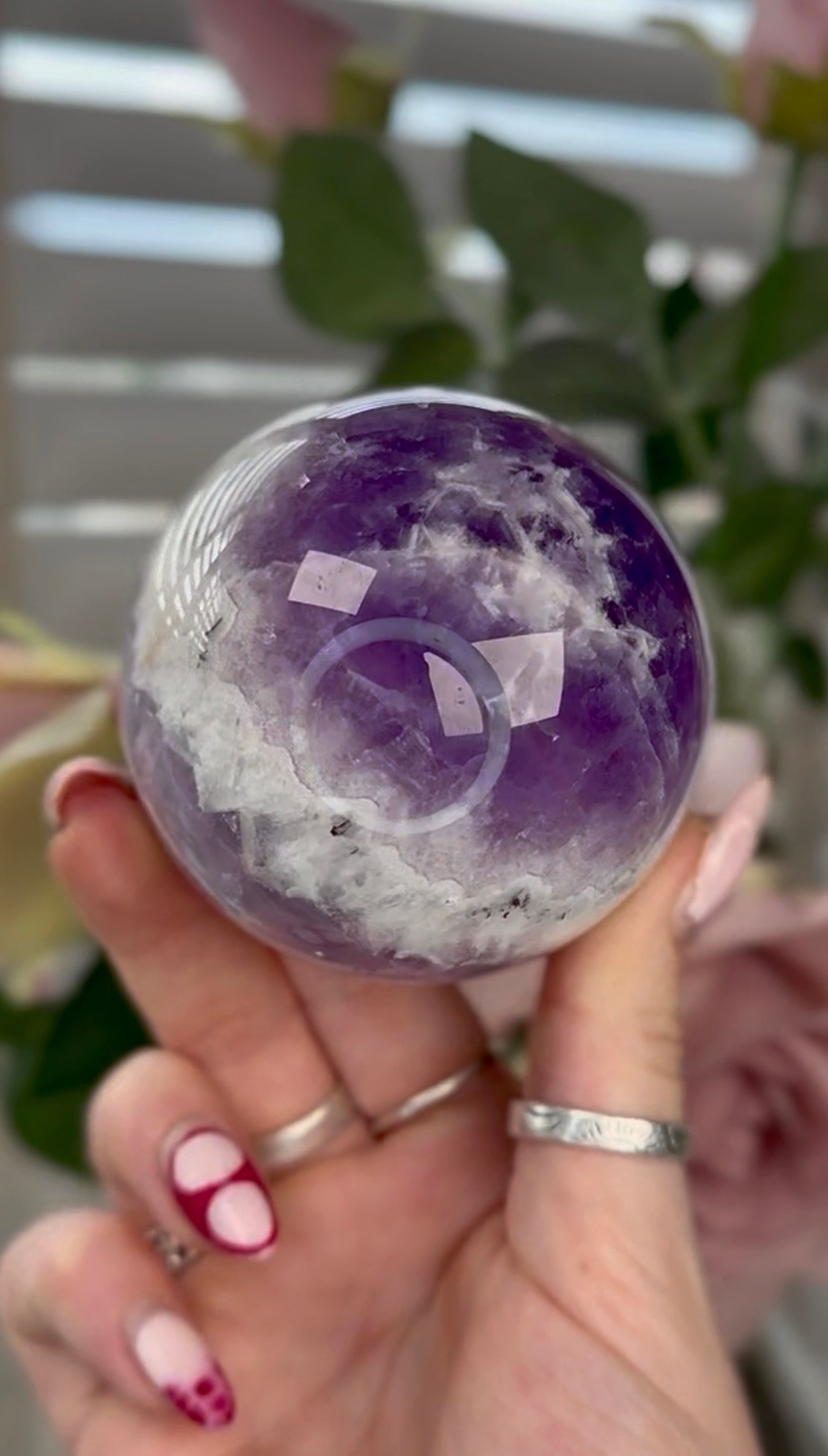 High quality, Dream amethyst sphere
