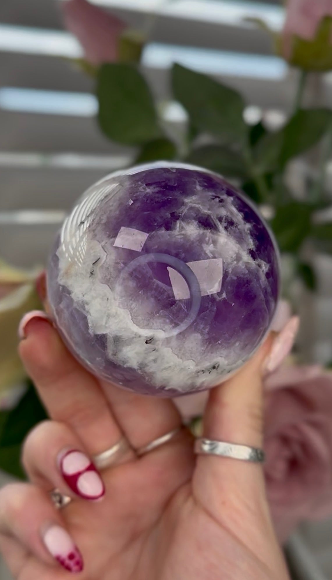 High quality, Dream amethyst sphere