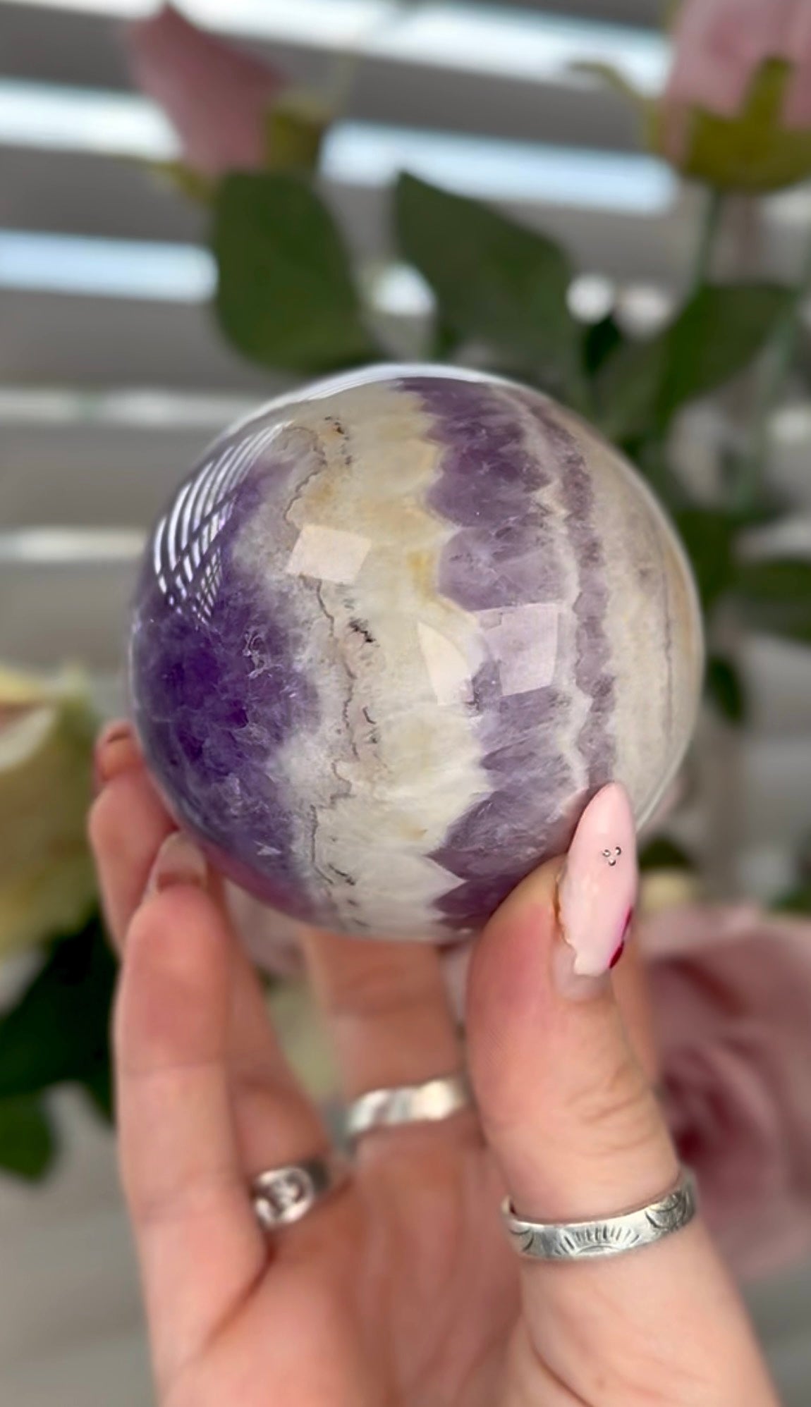 High quality, Dream amethyst sphere