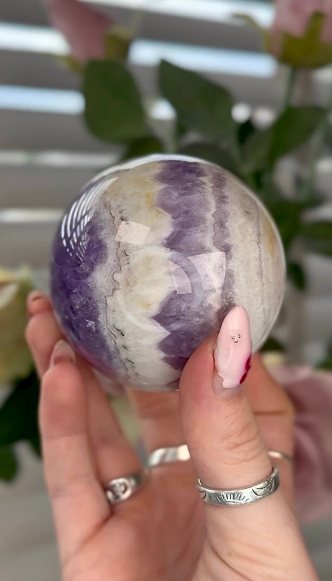 High quality, Dream amethyst sphere