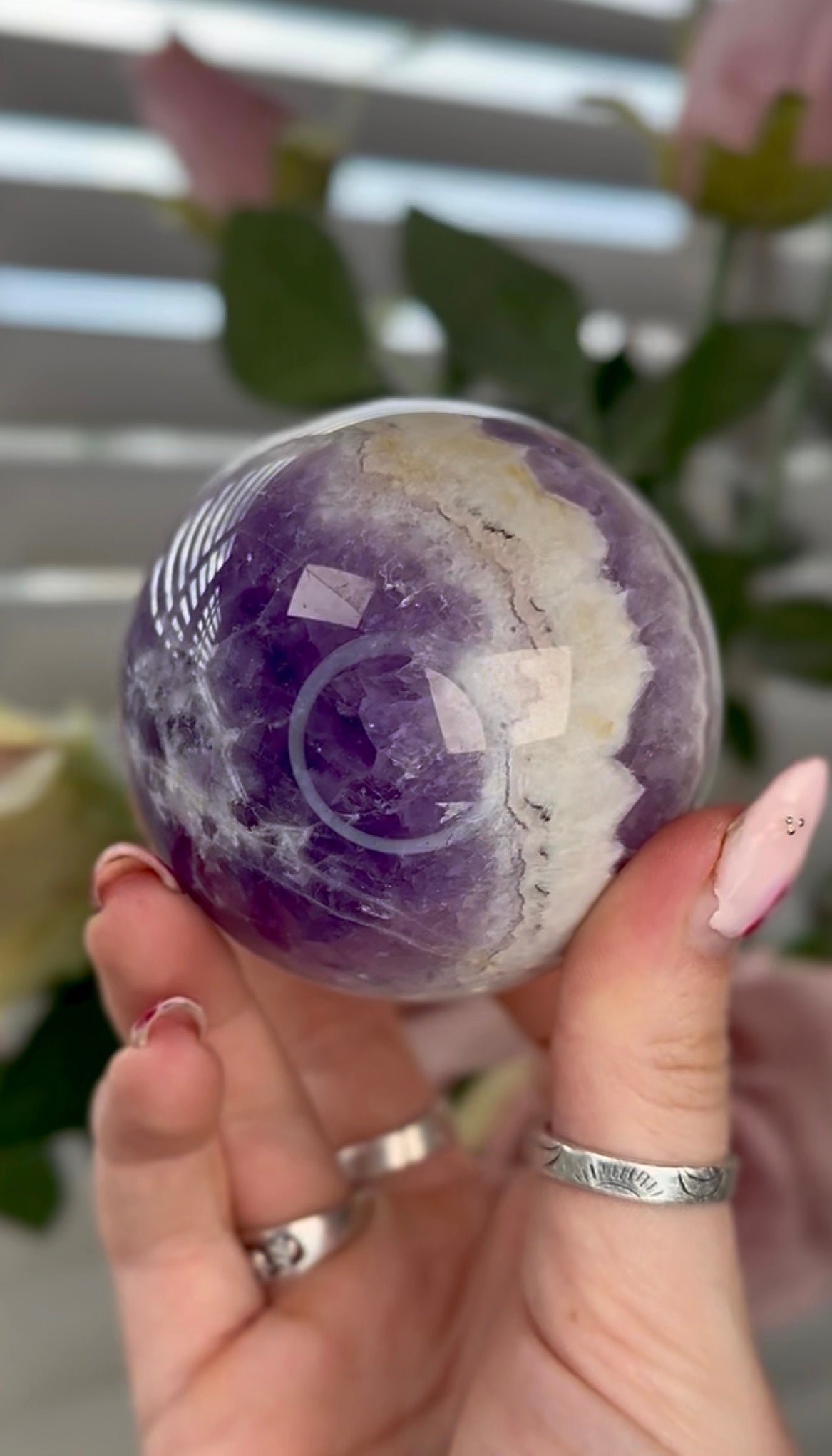 High quality, Dream amethyst sphere
