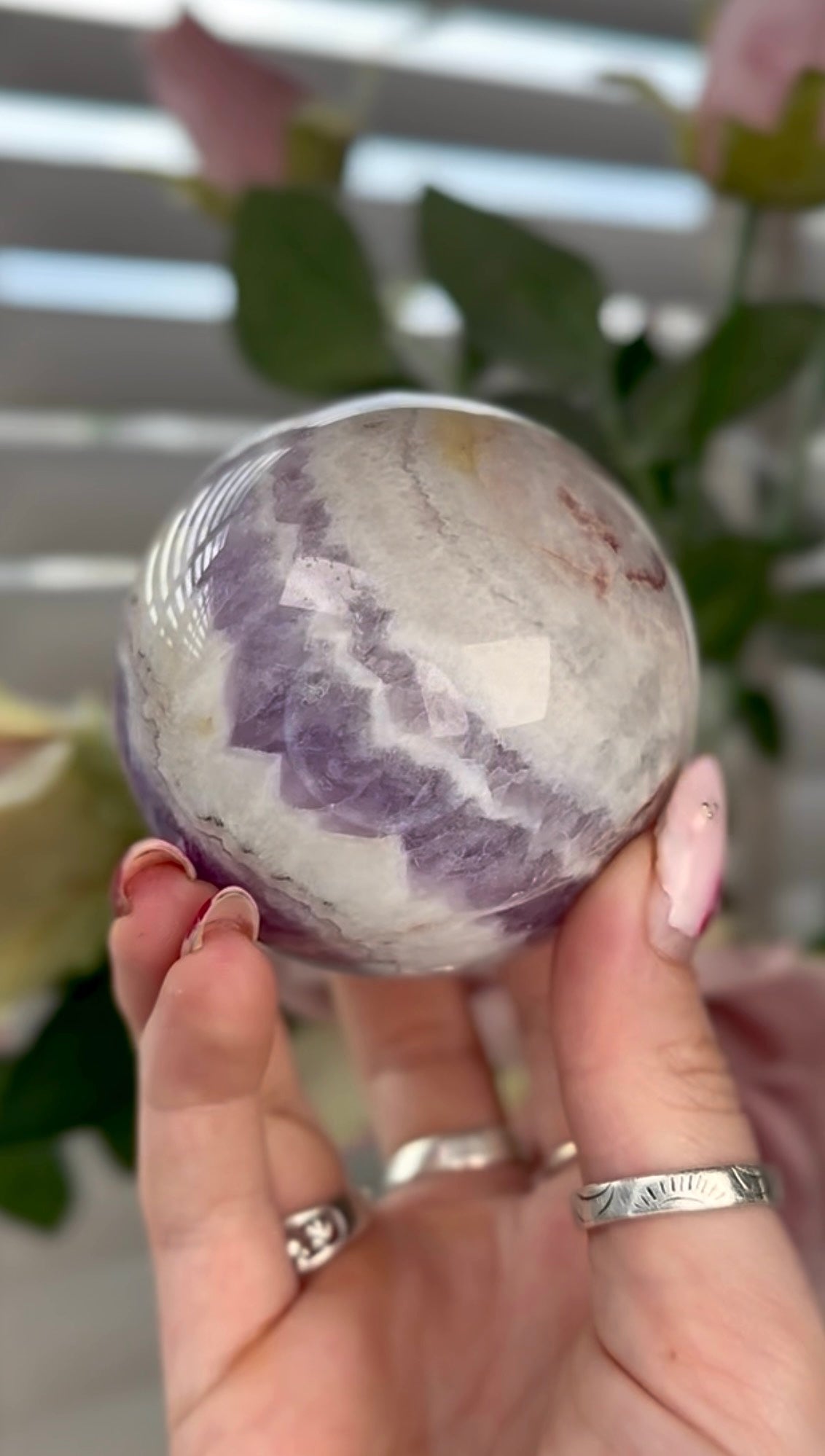 High quality, Dream amethyst sphere