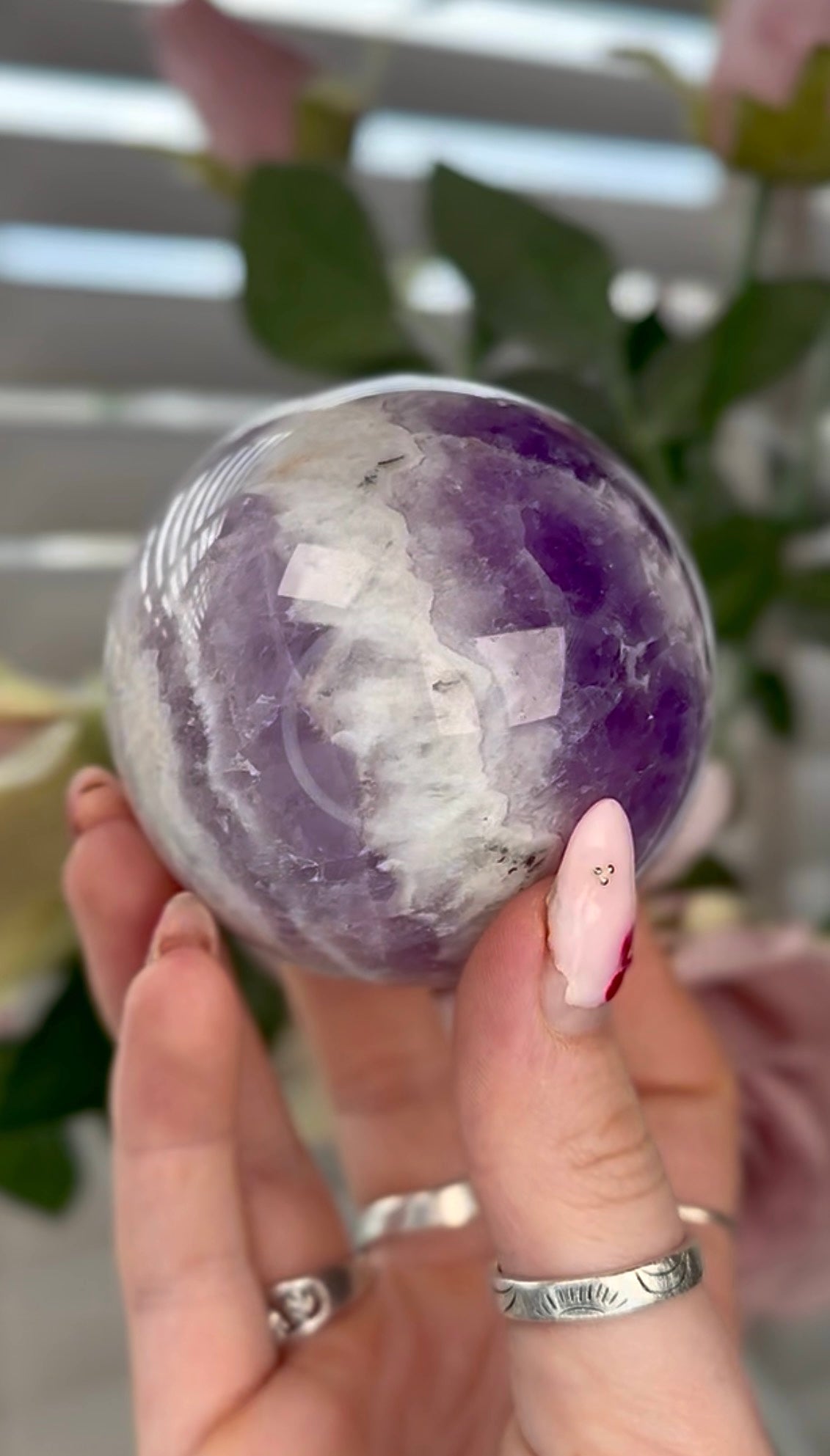 High quality, Dream amethyst sphere