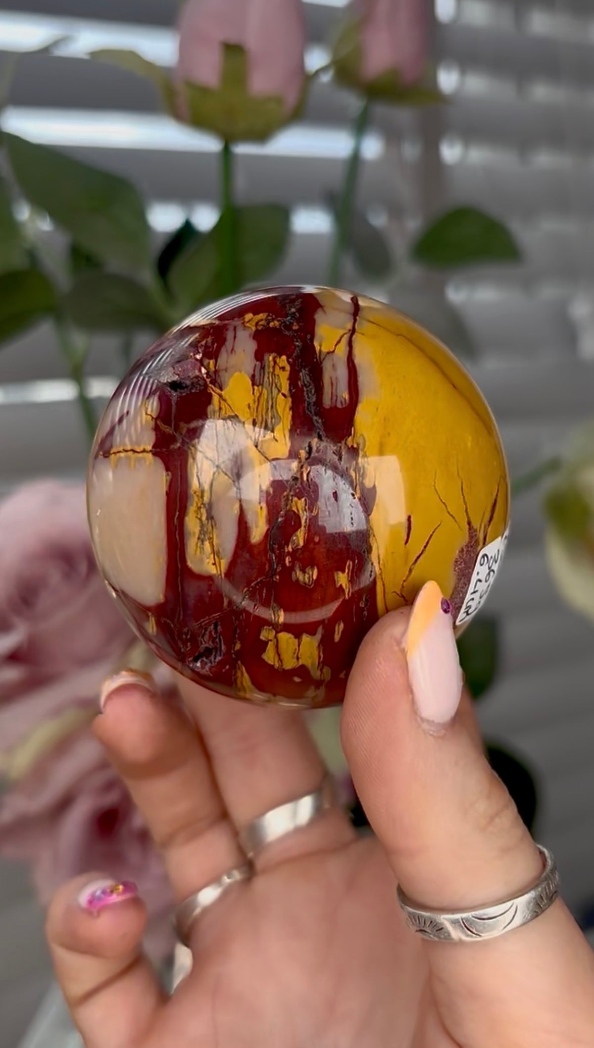 High quality, mookaite Jasper sphere 6.4cm