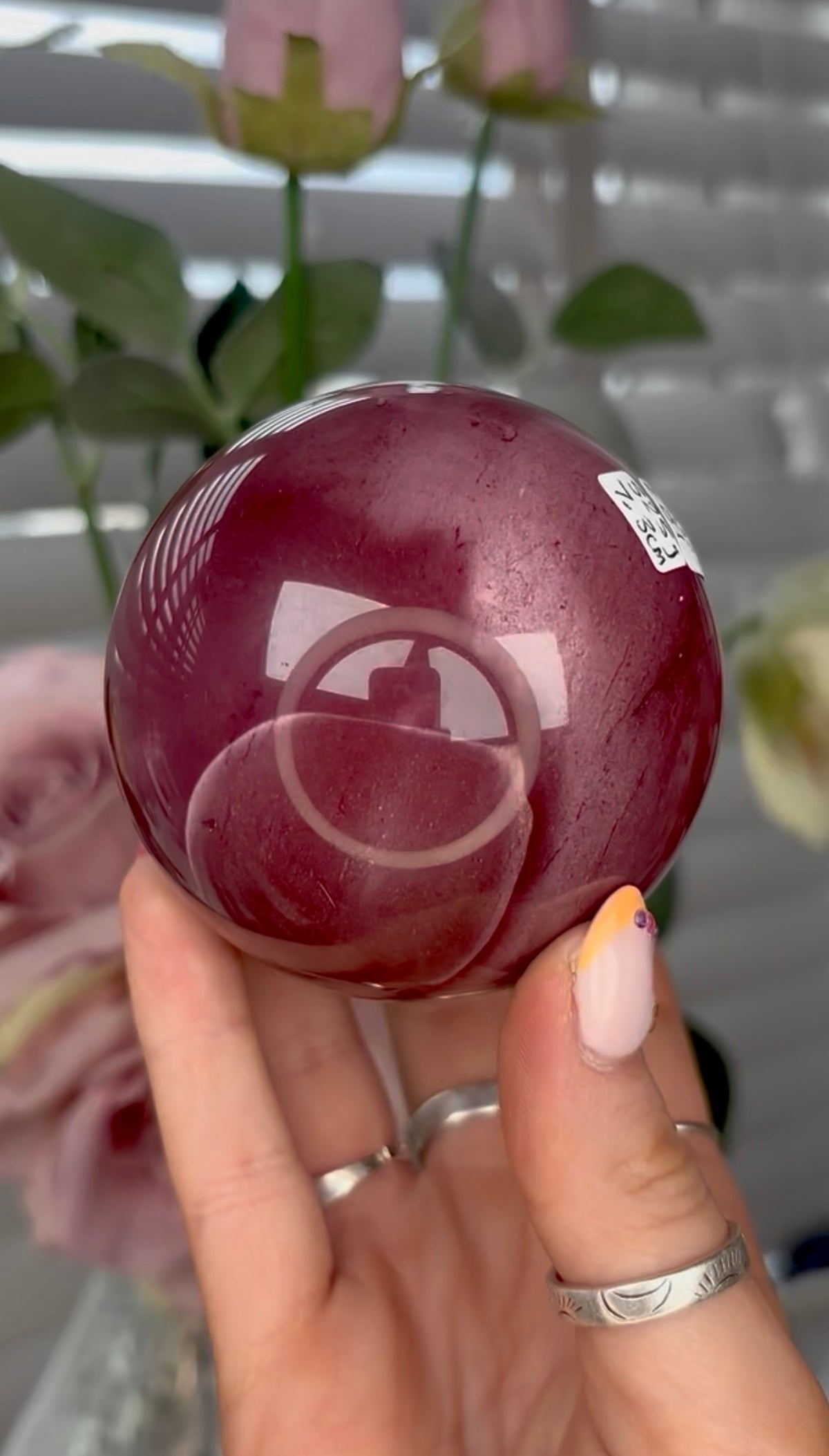 High quality, mookaite Jasper sphere 7.3cm