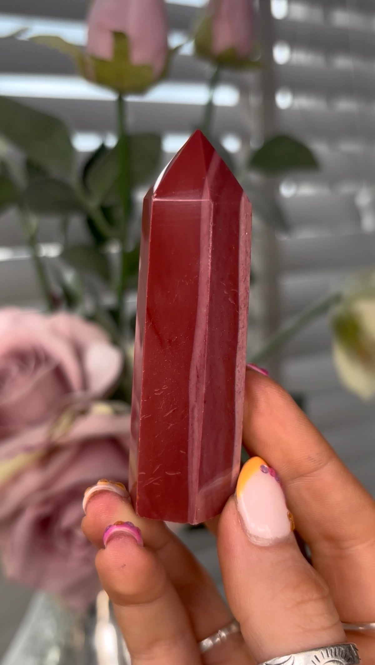 mookaite jasper tower 7.8cm