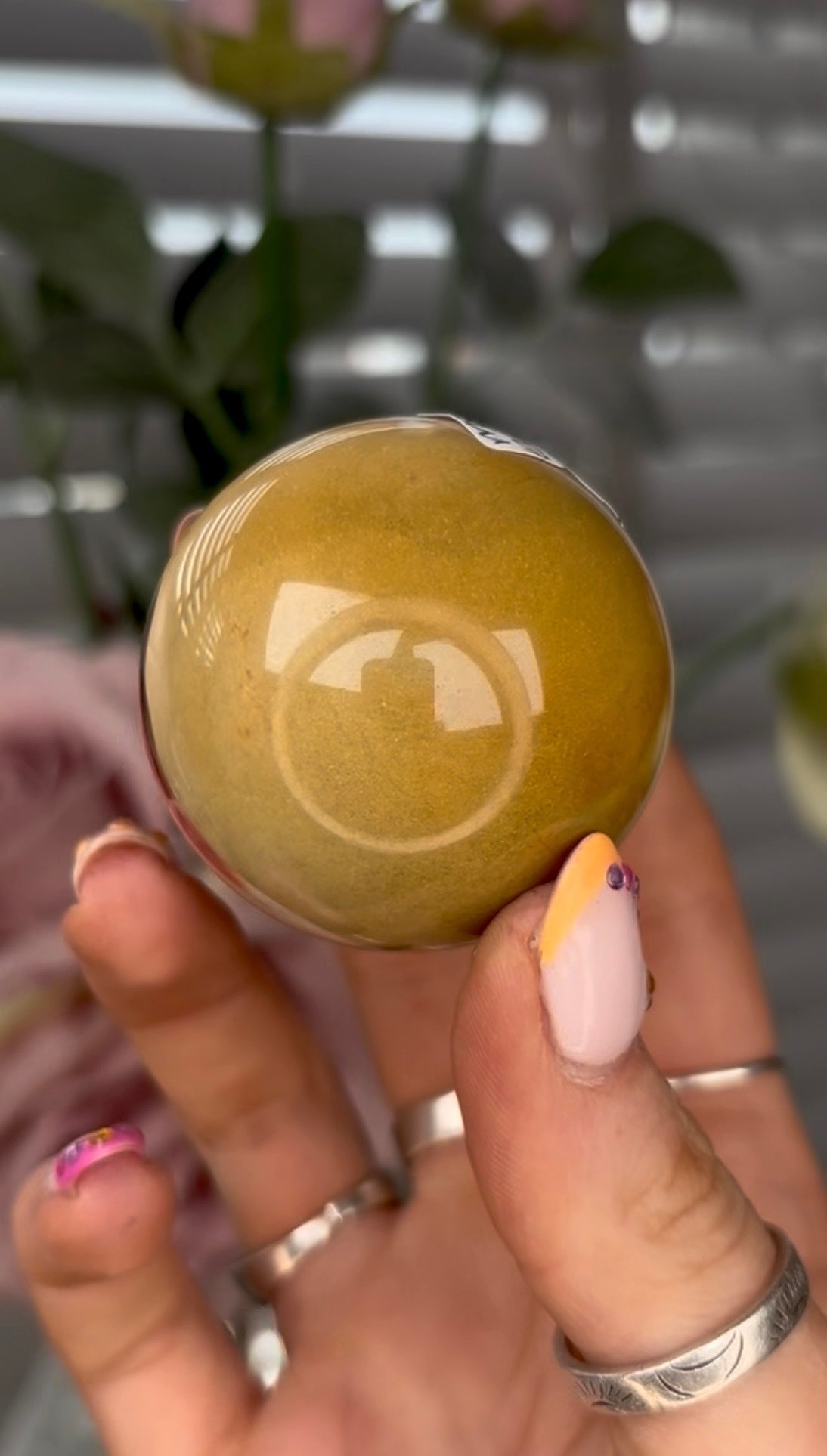 High quality, mookaite jasper sphere 4.5cm