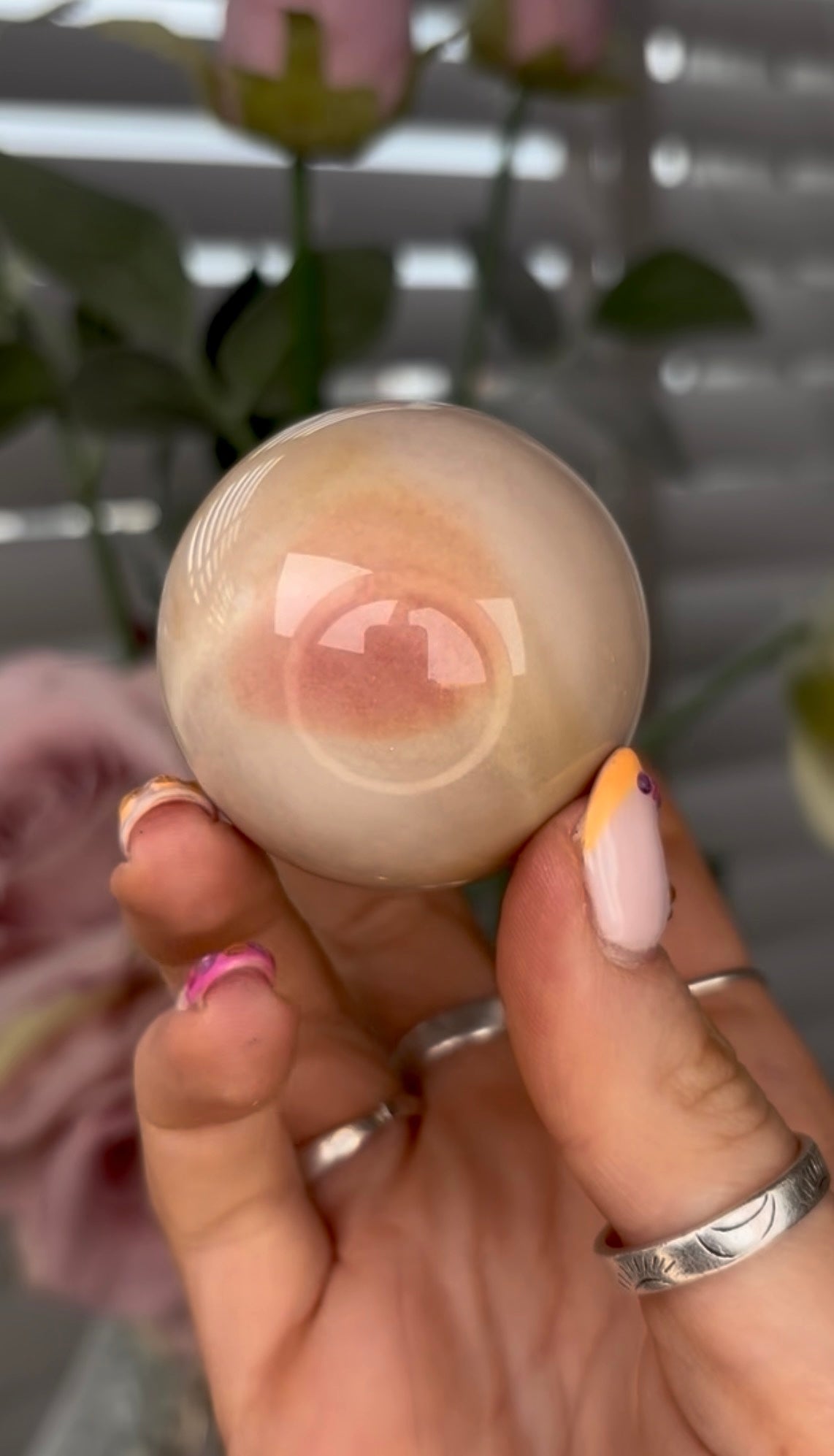 High quality, mookaite jasper sphere 4.5cm