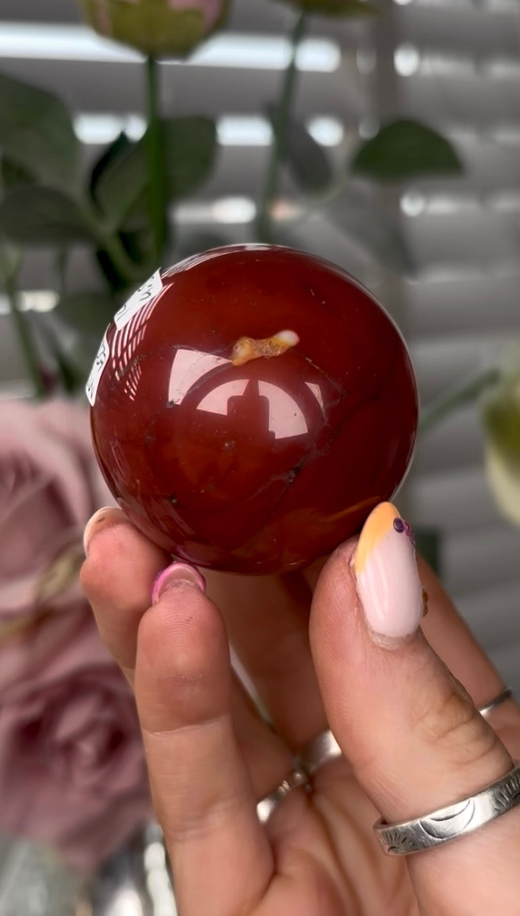 High quality, mookaite jasper sphere 4.5cm