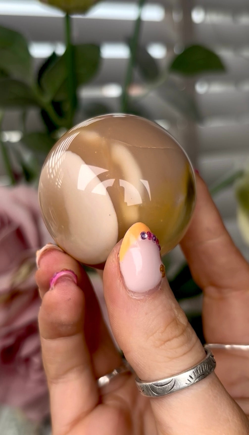 High quality, mookaite jasper sphere 4.8cm