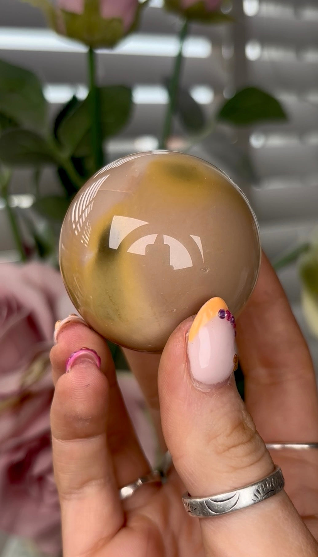 High quality, mookaite jasper sphere 4.8cm