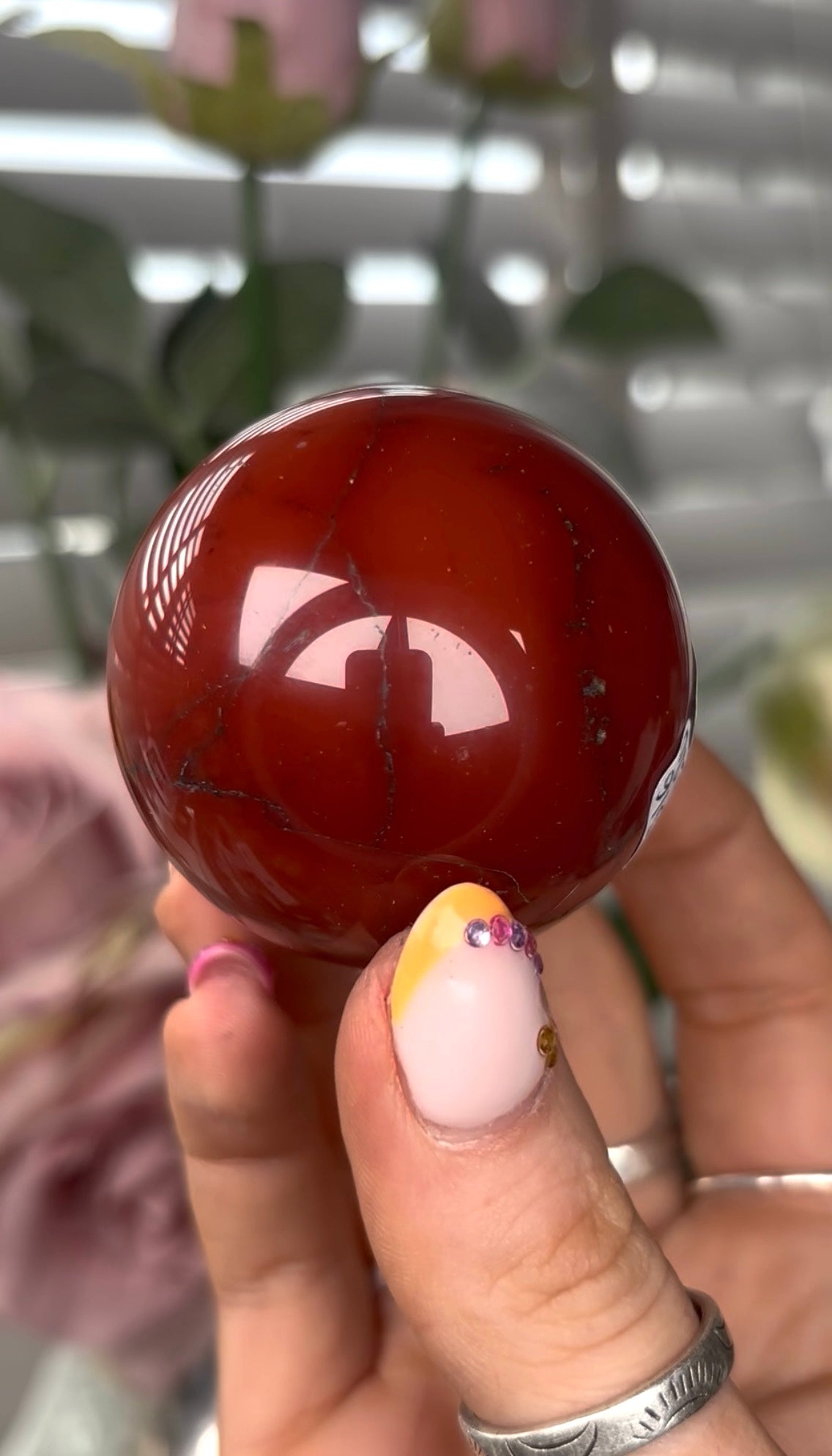 High quality, mookaite jasper sphere 4.7cm