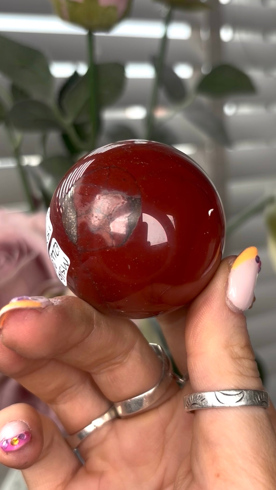 High quality, mookaite jasper sphere 4.7cm