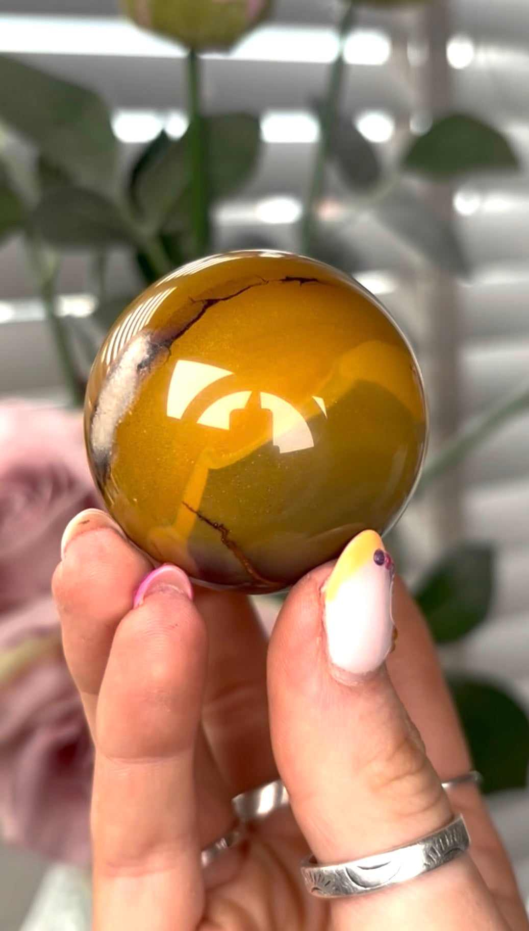 High quality, mookaite jasper sphere 4.7cm