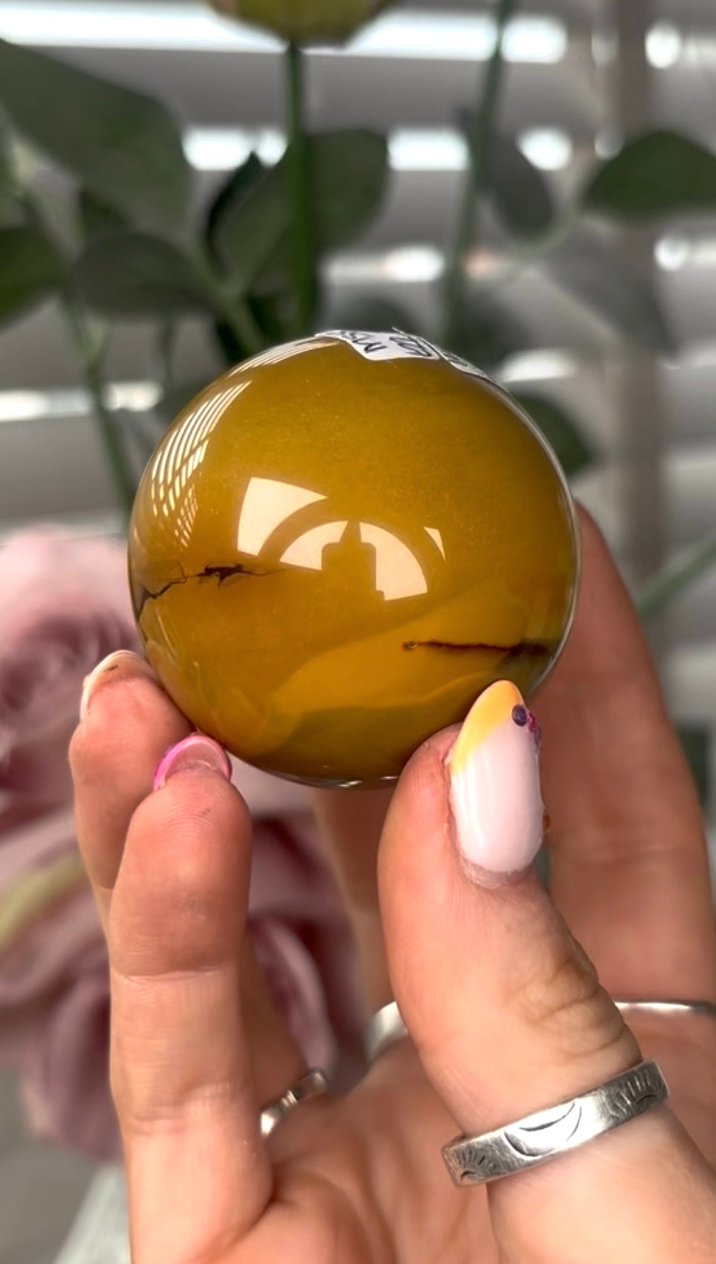 High quality, mookaite jasper sphere 4.7cm