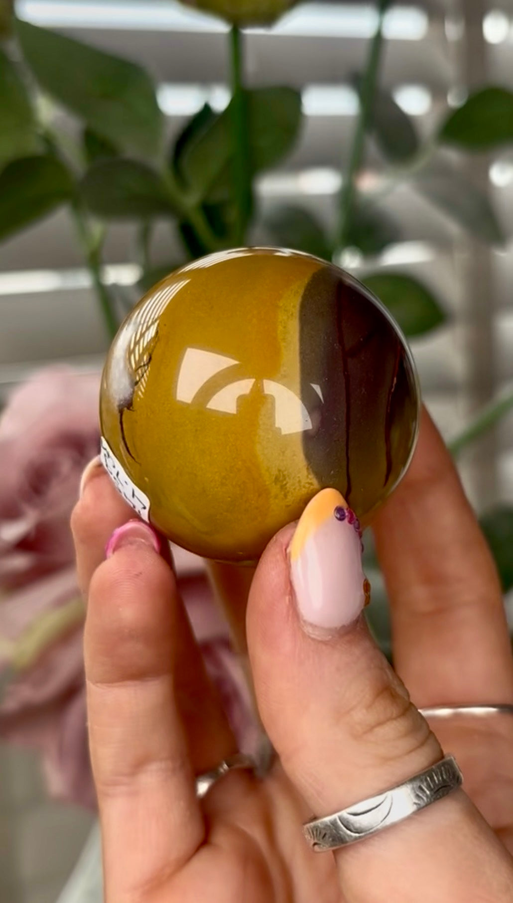 High quality, mookaite jasper sphere 4.7cm