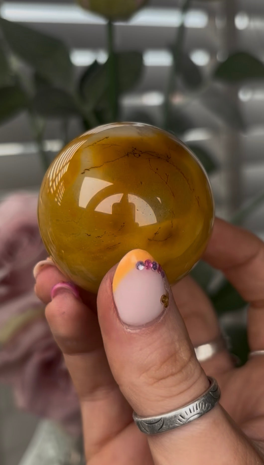 High quality, mookaite jasper sphere 5cm